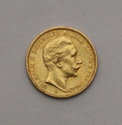 Zlatá 20 Marka 1898 A - Wilhelm II. - Prusko!