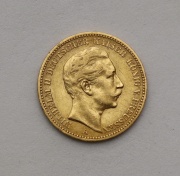 Zlatá 20 Marka 1906 A - Wilhelm II. - Prusko!