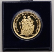 Zlatý 1000 Frank 1990 - Střelby Winterthur - PROOF - Velmi Vzácné!